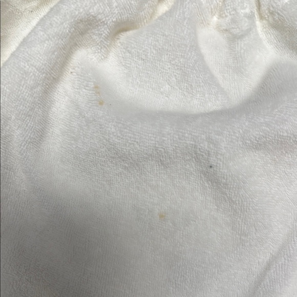 White terry cloth Tote beach Bag - Picture 4 of 7